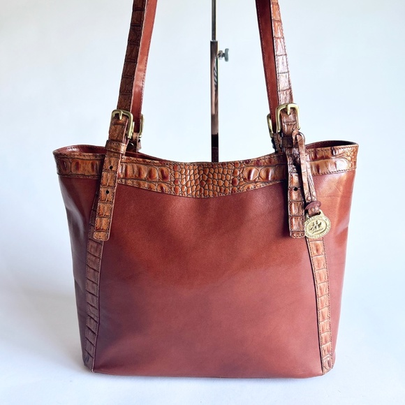 Brahmin Tan Brown Leather Handbag Shoulder Bag - Picture 2 of 15